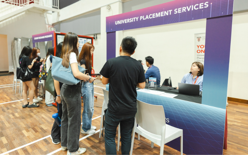 Students asked for more information about university placements